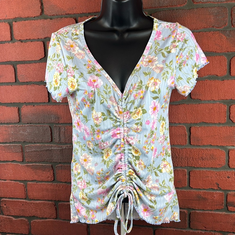 Full Circle Trends Shirt Womans Large‎ Floral
